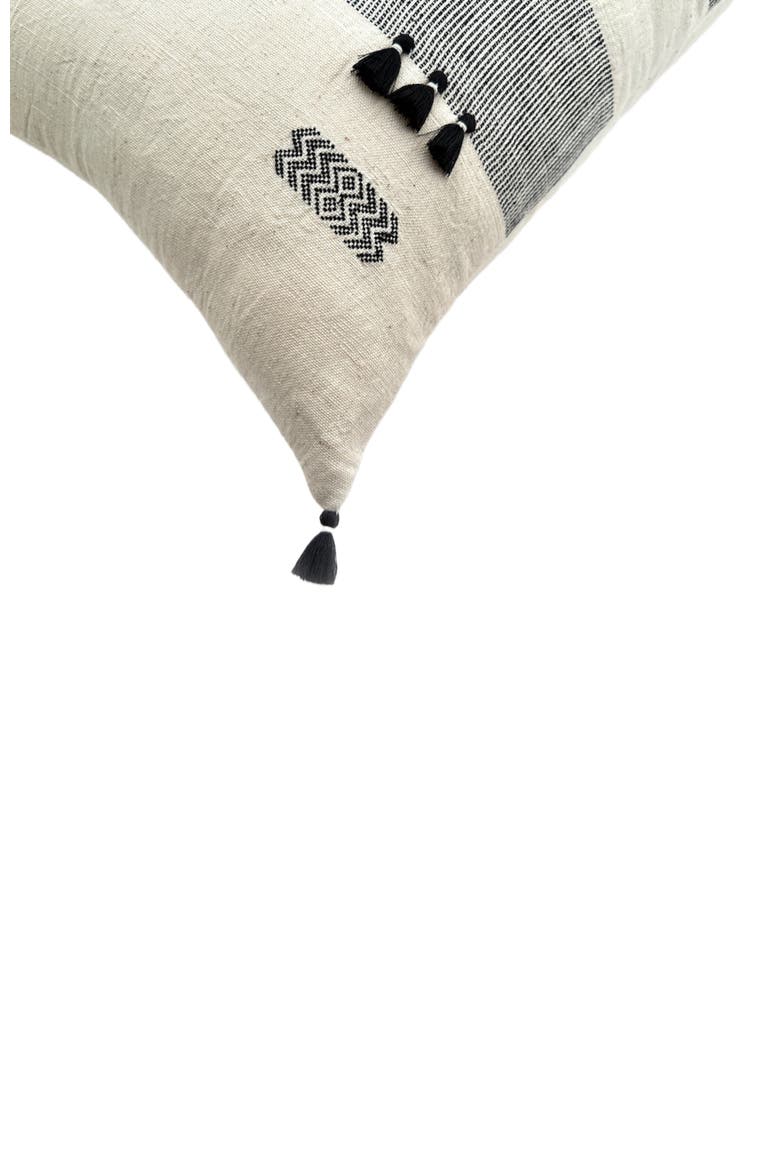 Sti Handwoven Pillow - Cover Only, Alternate, color, Natural / Black
