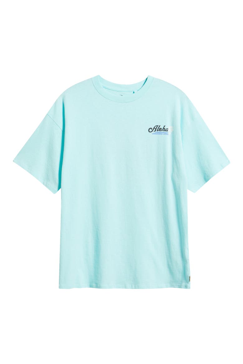 Aloha Heritage Graphic T-Shirt, Alternate, color, LIGHT SEA BLUE