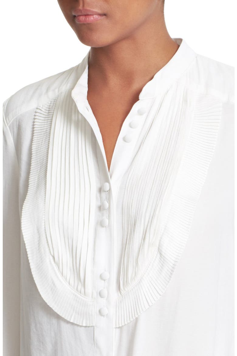 Pintuck Chiffon Blouse, Alternate, color, IVORY