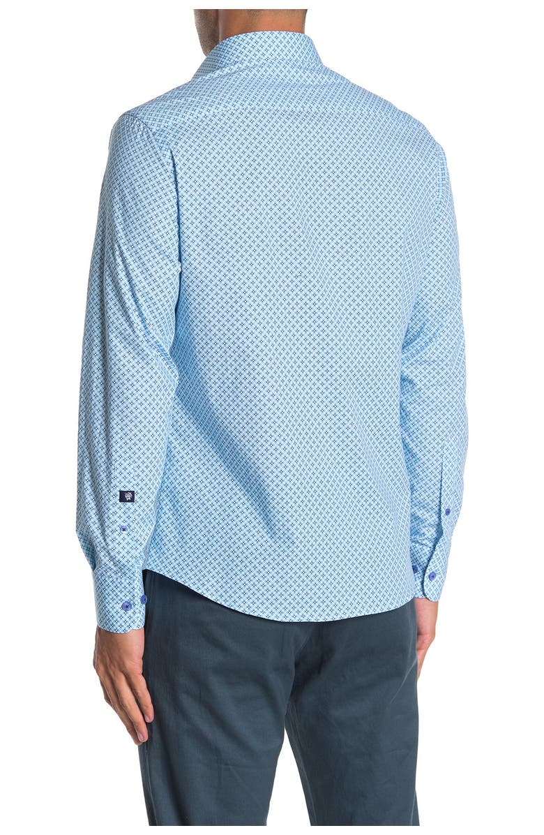 Stone Rose Geometric Long Sleeve Shirt, Alternate, color,