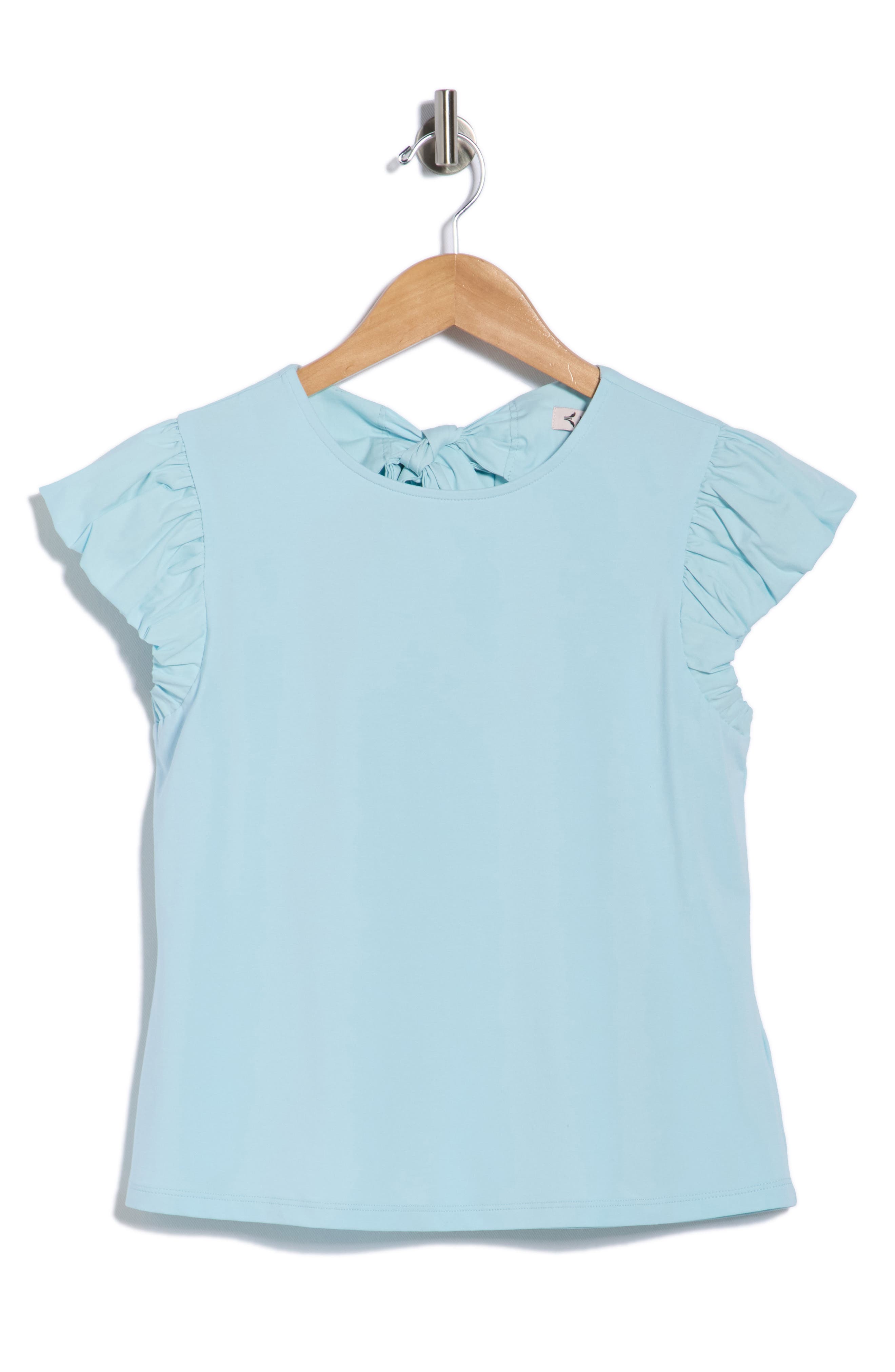 Nanette Lepore Ruffle Cap Sleeve T-Shirt