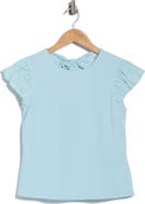Nanette Lepore Ruffle Cap Sleeve T-Shirt