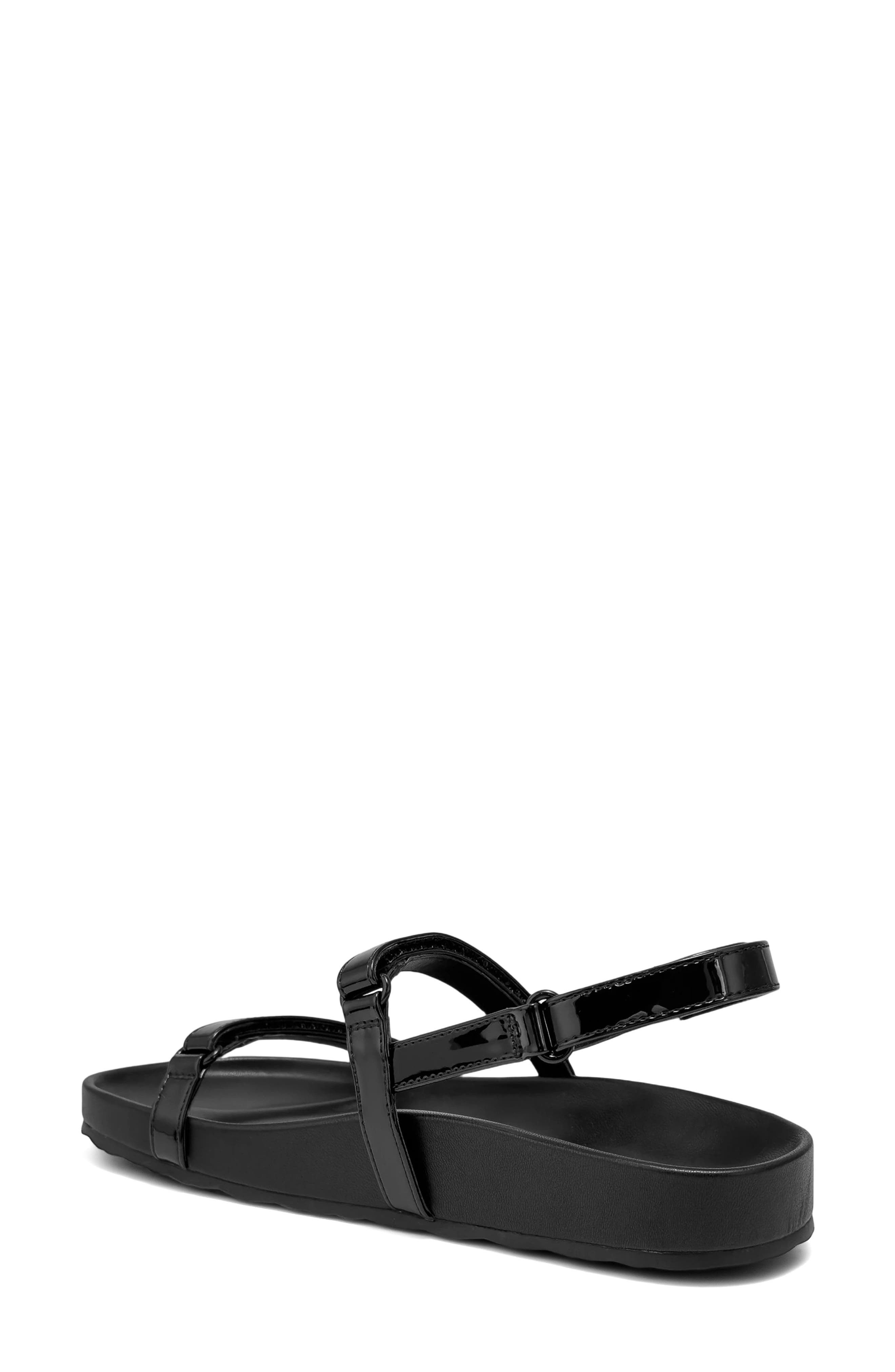 Aerosoles Liana Slingback Sandal, Alternate, color, Black Fx Patent