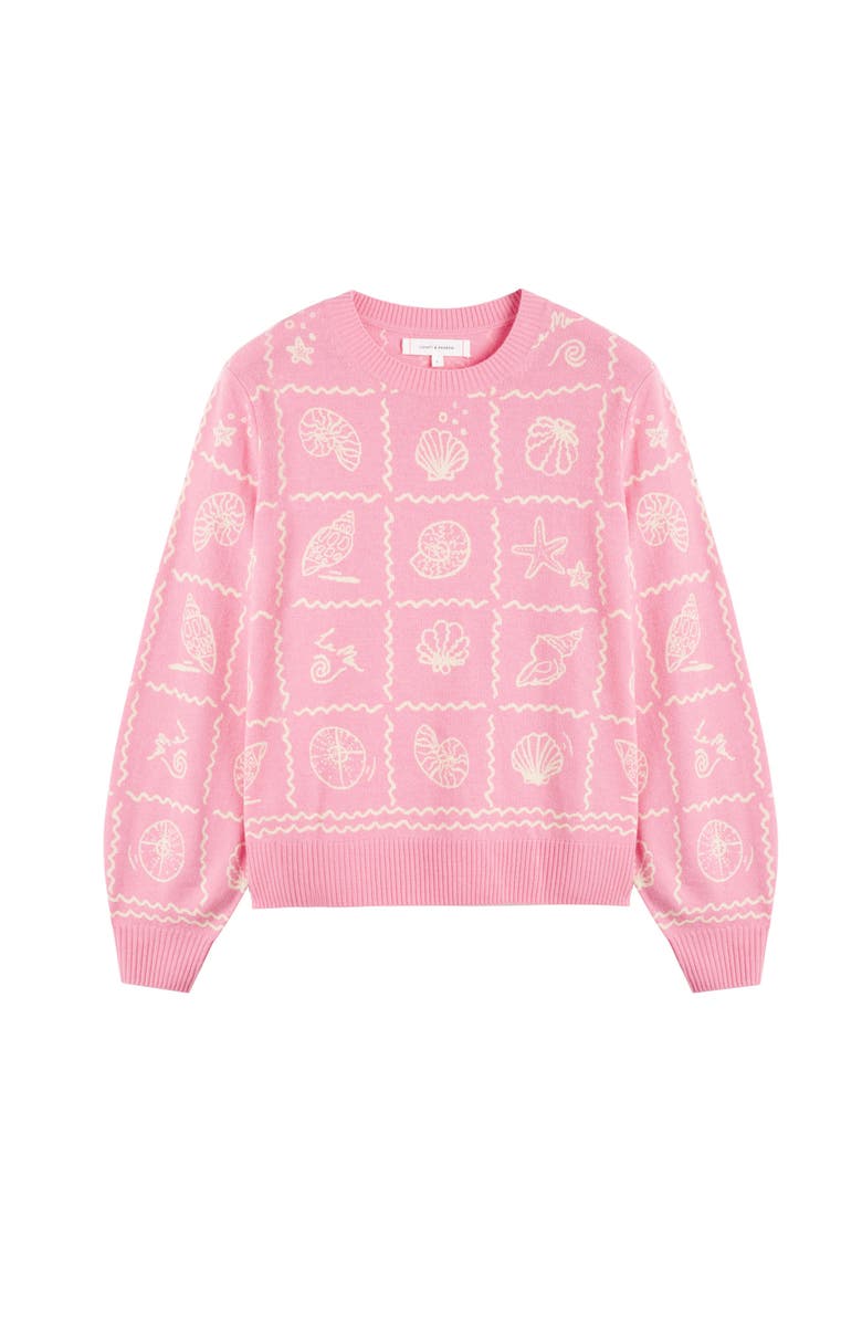 Chinti & Parker La Mer Printed Wool Cashmere Sweater, Alternate, color, 