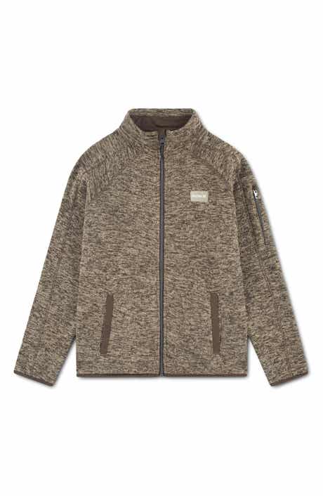 Hurley Kids' Heathered Full Zip Fleece Jacket