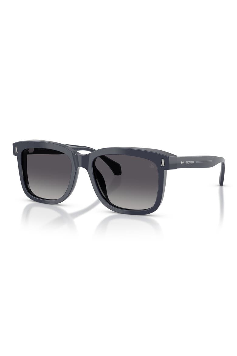 Valaire 54mm Polarized Pillow Sunglasses, Alternate, color, DARK BLUE / POLAR GREY