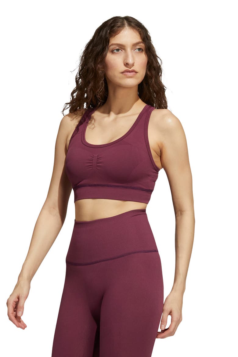 Studio Primegreen Sports Bra, Alternate, color, VICTORY CRIMSON