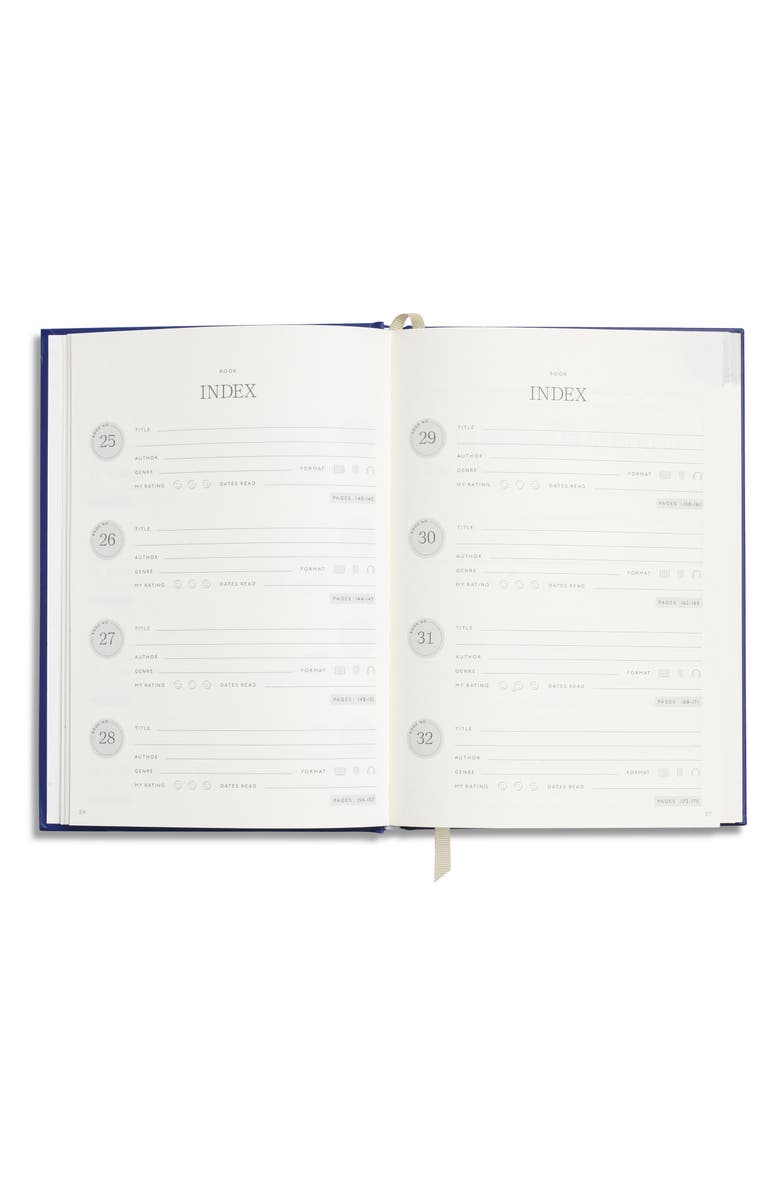 Papier Nose In a Book Reading Journal, Alternate, color, 