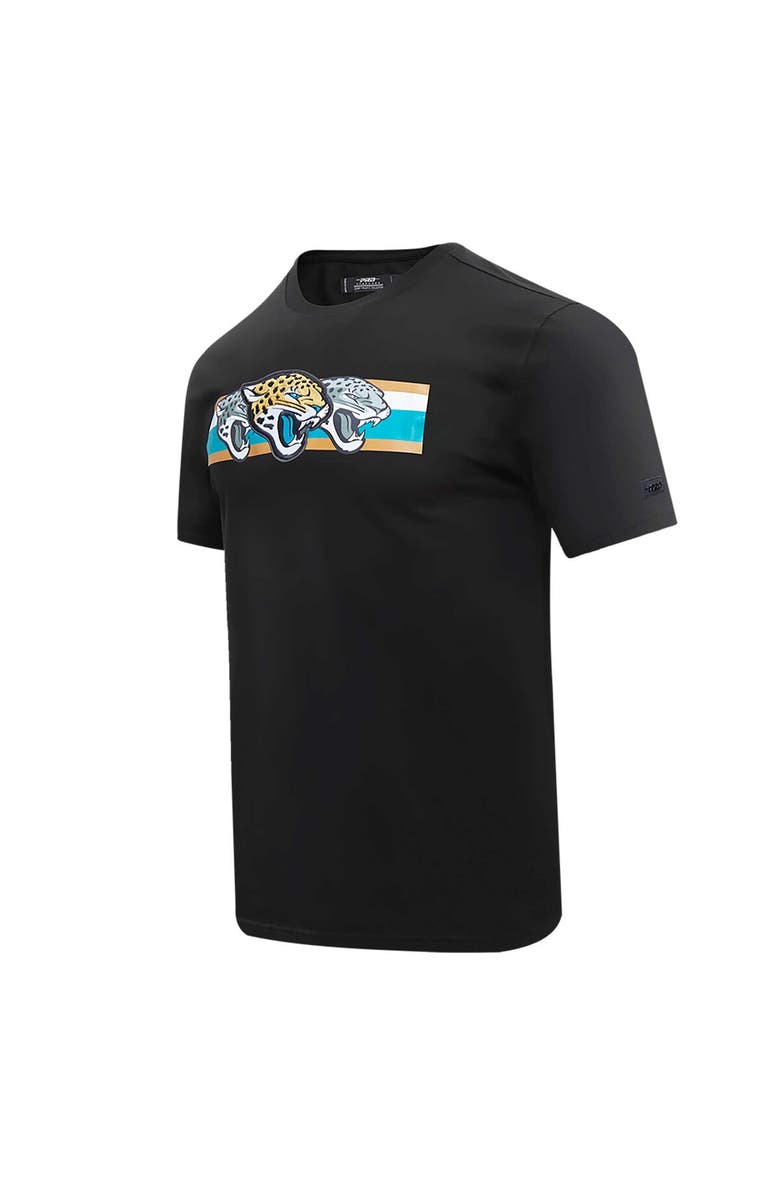 PRO STANDARD Men's Pro Standard Black Jacksonville Jaguars Retro Striper T-Shirt, Alternate, color, Black