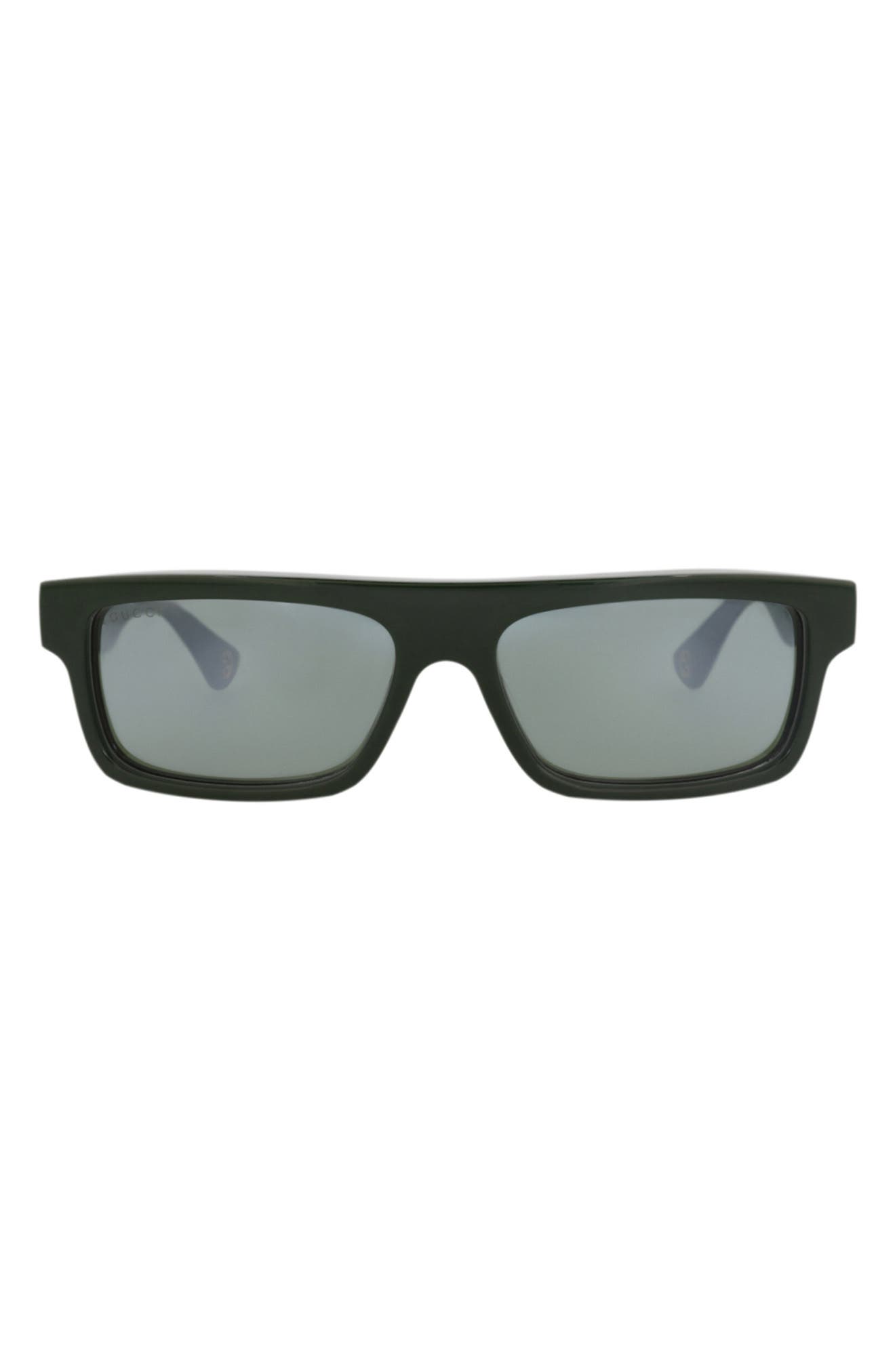 54mm Gradient Rectangular Sunglasses