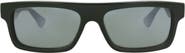 Gucci 54mm Gradient Rectangular Sunglasses