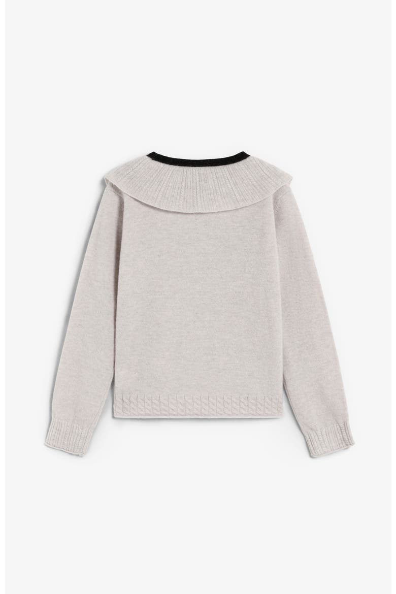 Collar Tricot Girls, Alternate, color, Offwhite