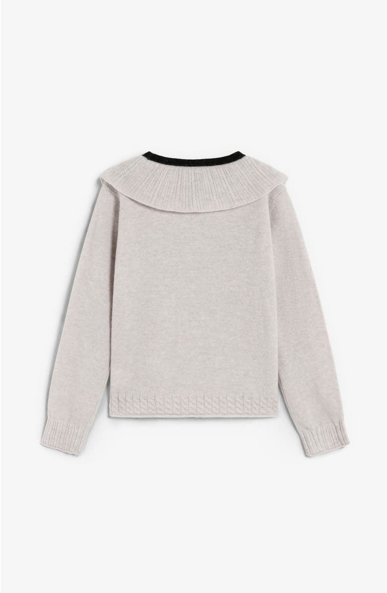 Scalpers Collar Tricot Girls, Alternate, color, Offwhite