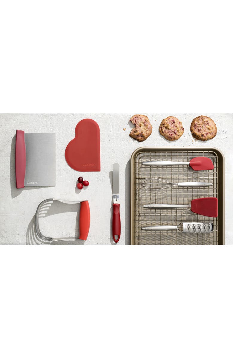 CUISIPRO Piccolo 4 Piece Mini Baking Tool Set, 8-Inch, Alternate, color, Red
