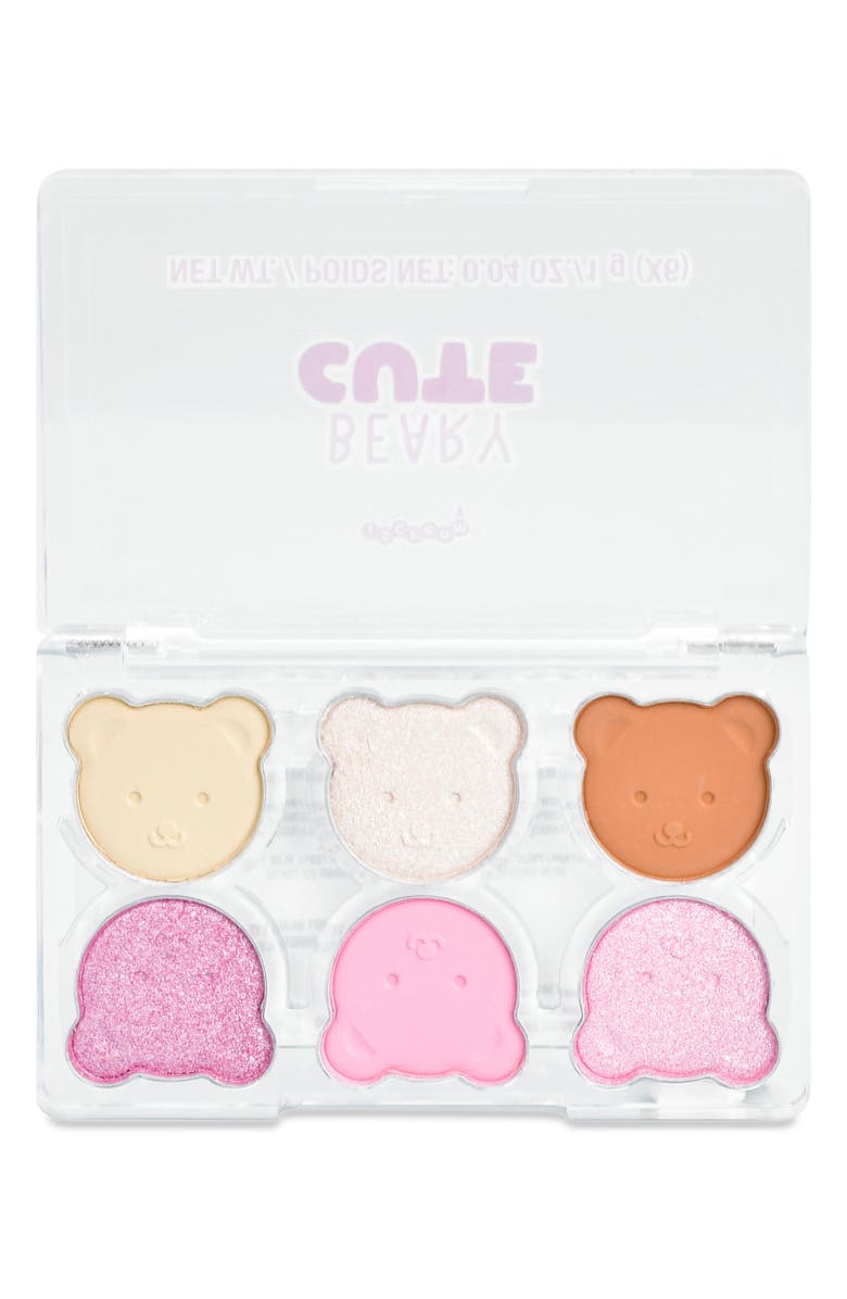 Iscream Kids' Beary Cute Eyeshadow Palette, Alternate, color, Pink Multi