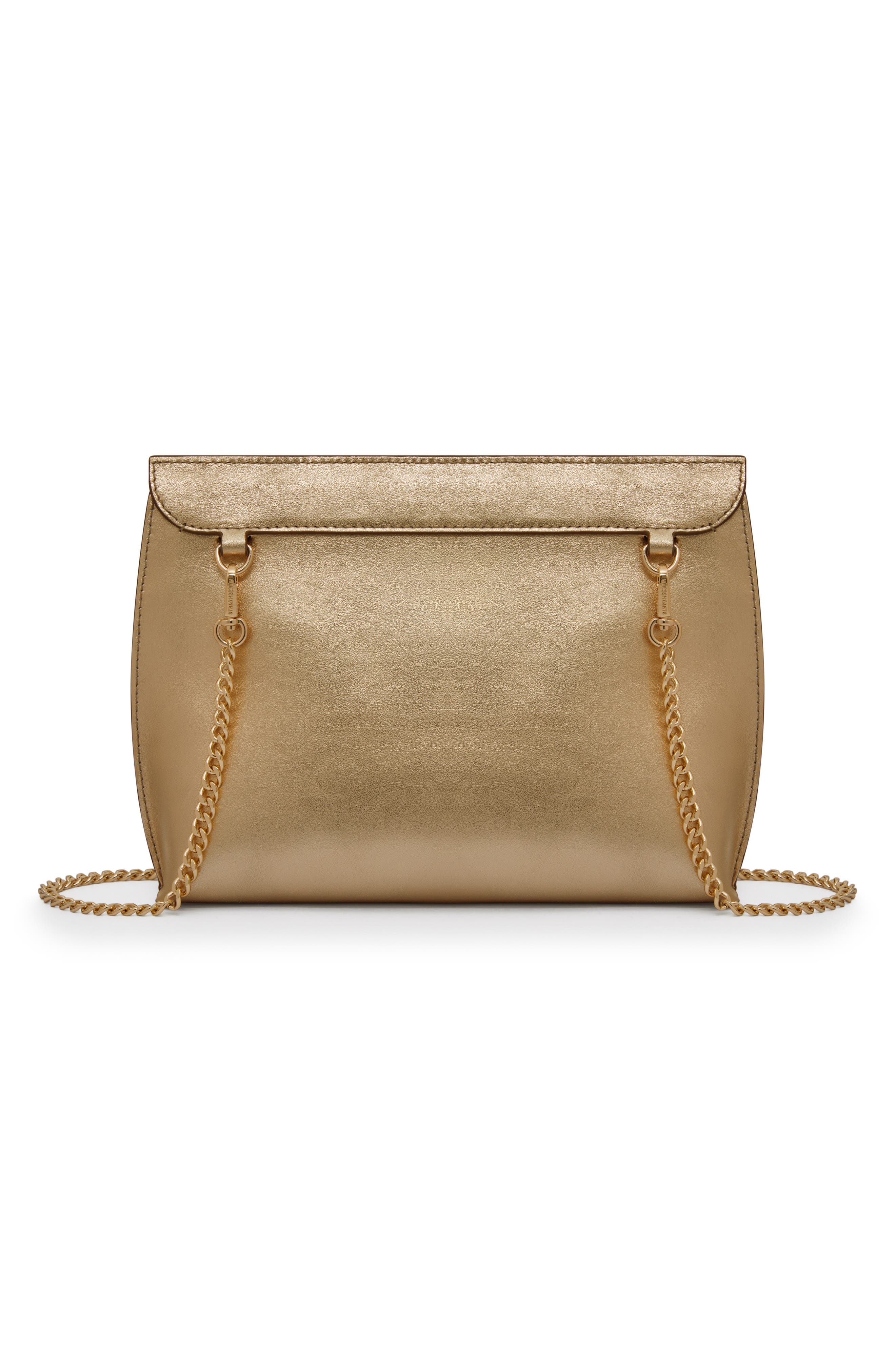Strathberry Stylist Metallic Leather Crossbody Bag, Alternate, color, Gold