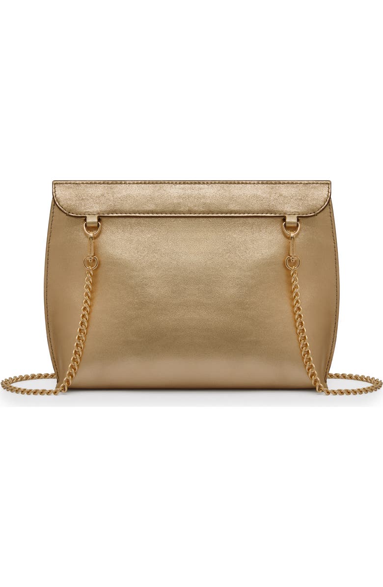 Strathberry Stylist Metallic Leather Crossbody Bag, Alternate, color, Gold