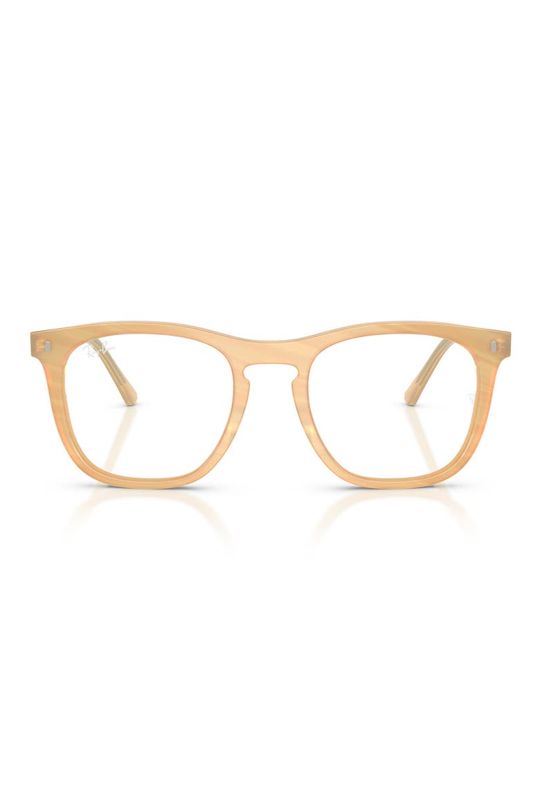 RB2210VF 53mm Square Optical Glasses, Main, color, BROWN