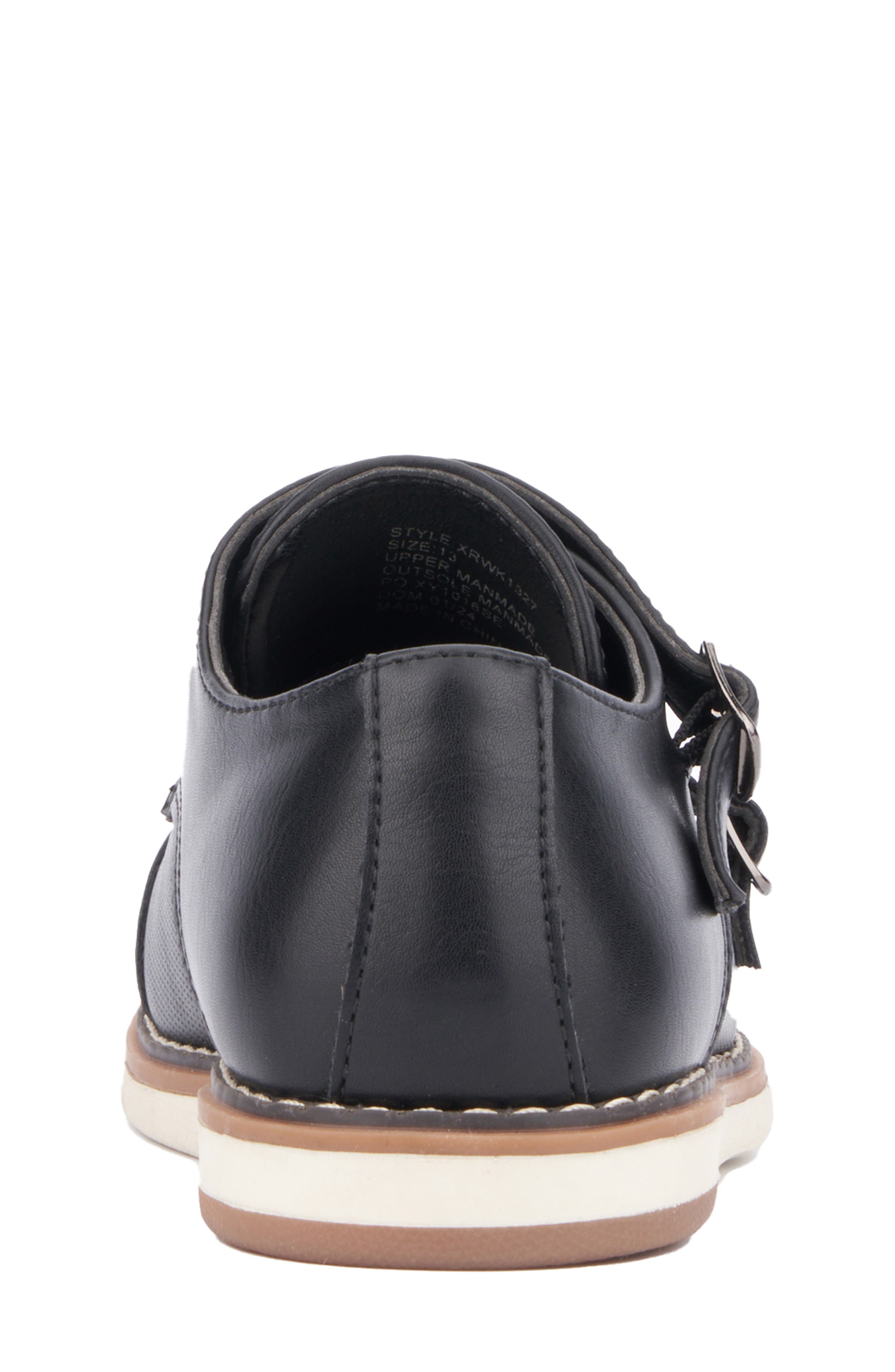 XRAY Kids' Michael Double Monk Strap Loafer, Alternate, color, Black