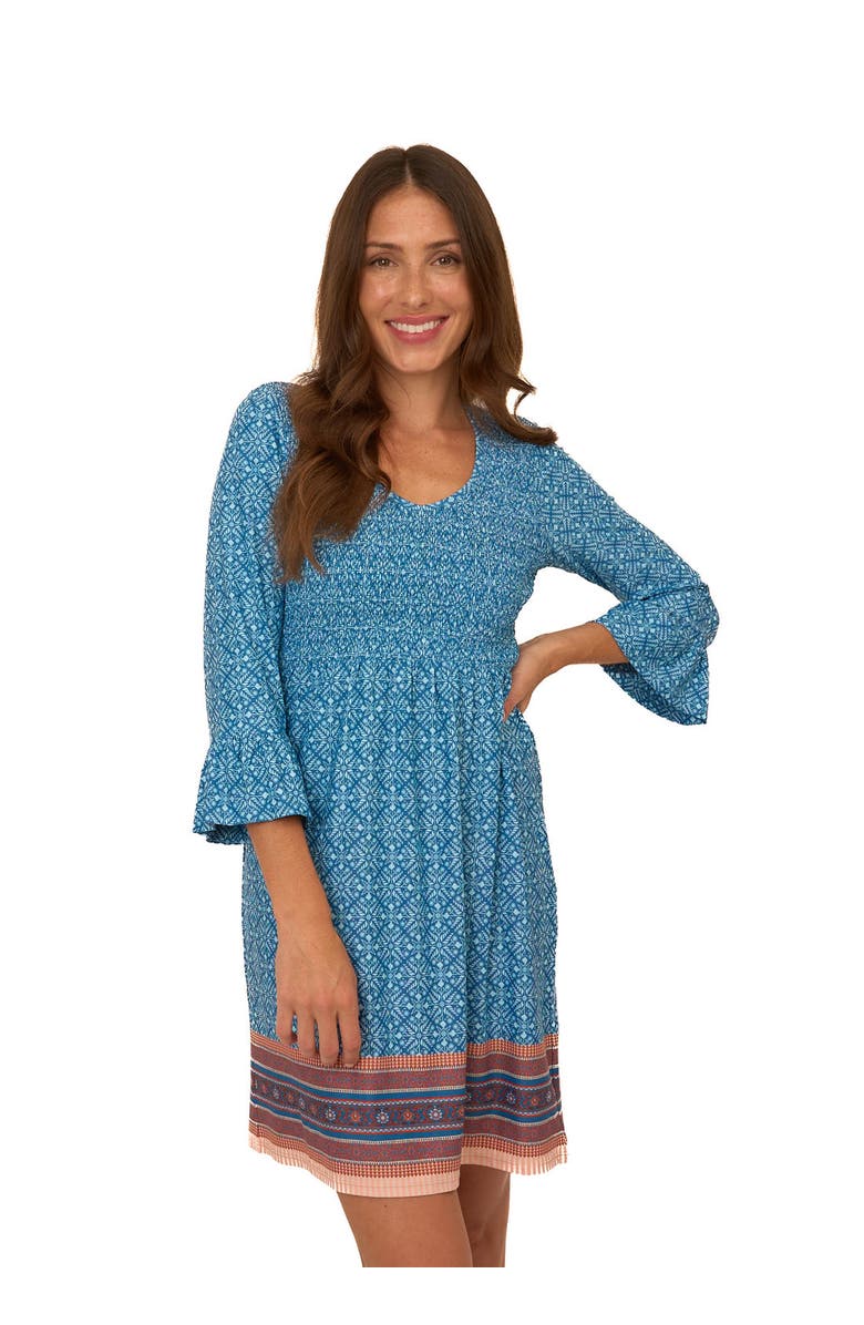 Cabana Life Smocked Babydoll Dress, Main, color,