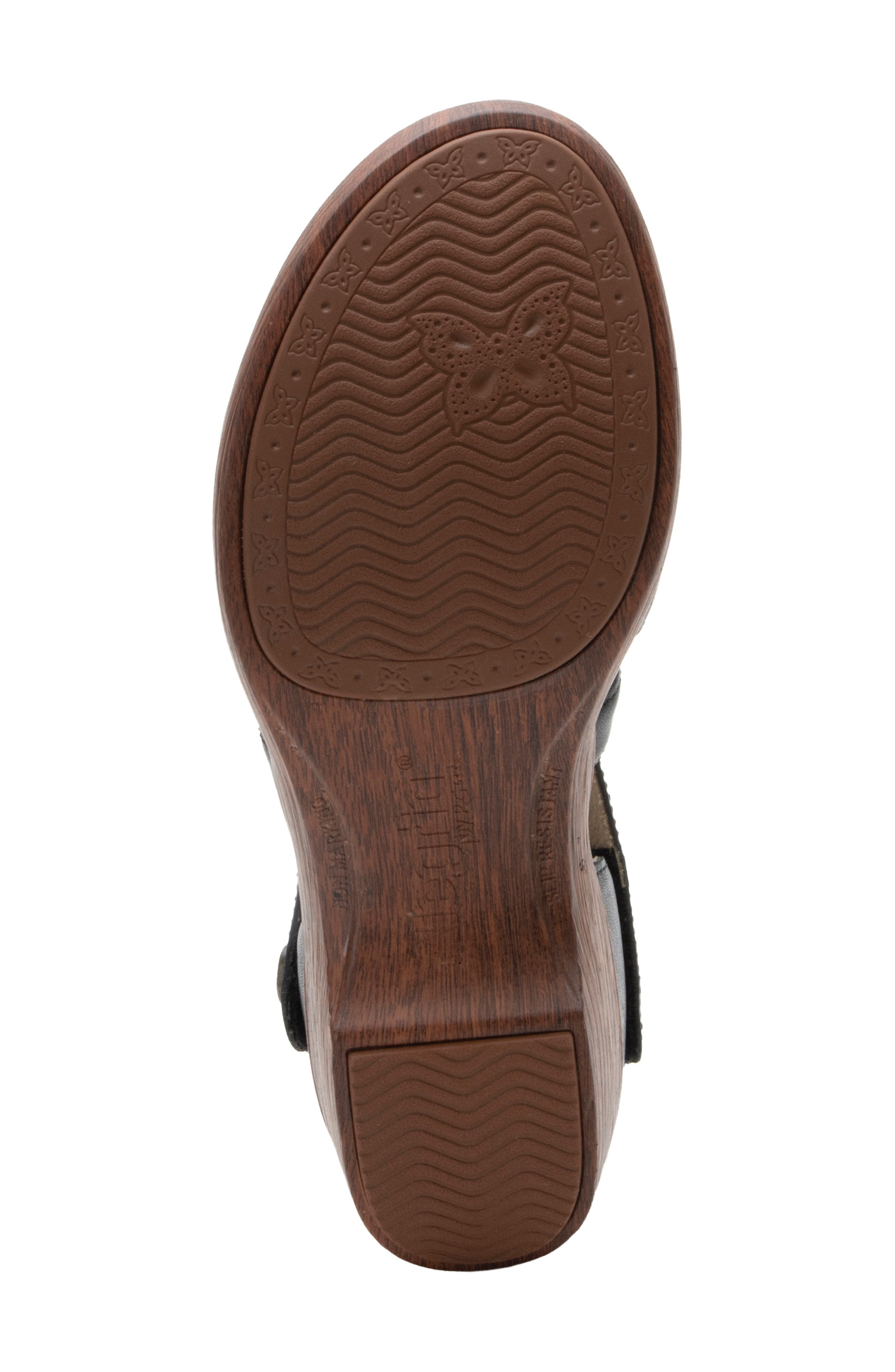 Alegria by PG Lite Savina Platform Pump, Alternate, color, Coal