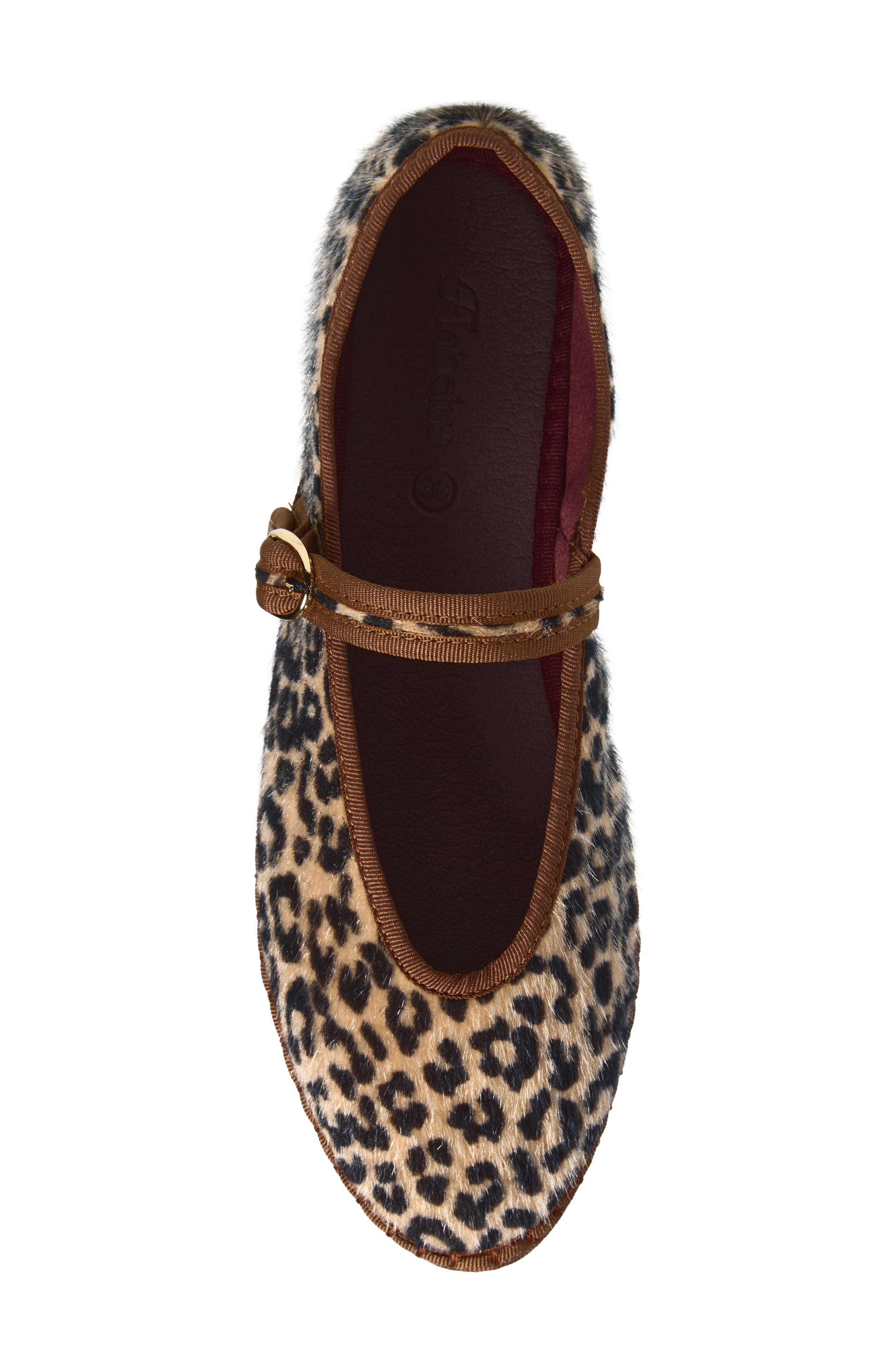 x Nordstrom Animal Print Ballet Flat, Alternate, color, SAND