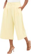 City Chic Abbie Crop Wide Leg Pants