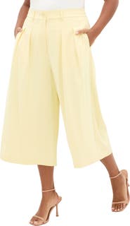 City Chic Abbie Crop Wide Leg Pants