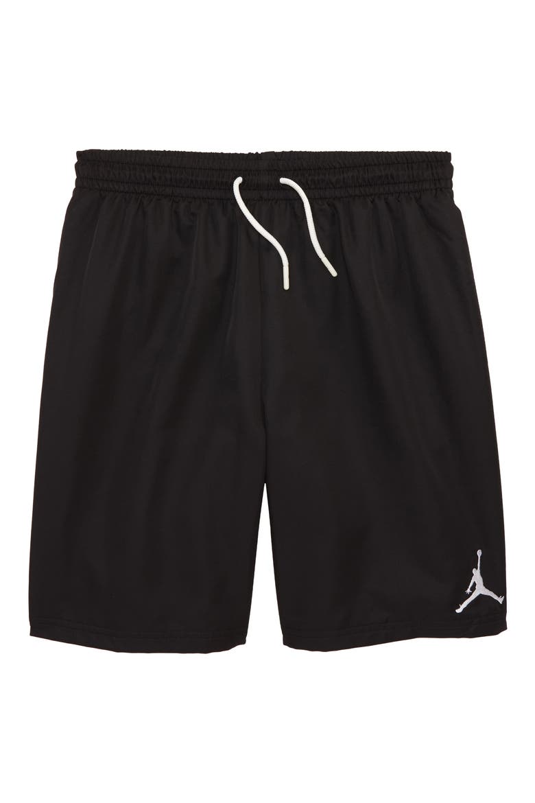 Kids' Jumpman Drawstring Shorts, Main, color, BLACK