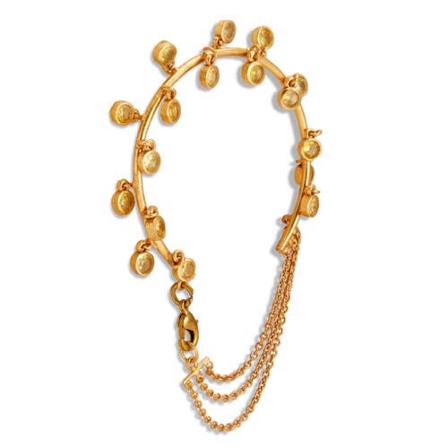 Dhwani Bansal Kandi Mini Bracelet In Gold Plated