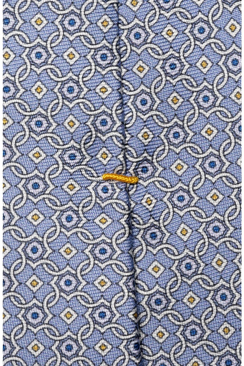 Medallion Silk Tie, Alternate, color, MEDIUM PURPLE