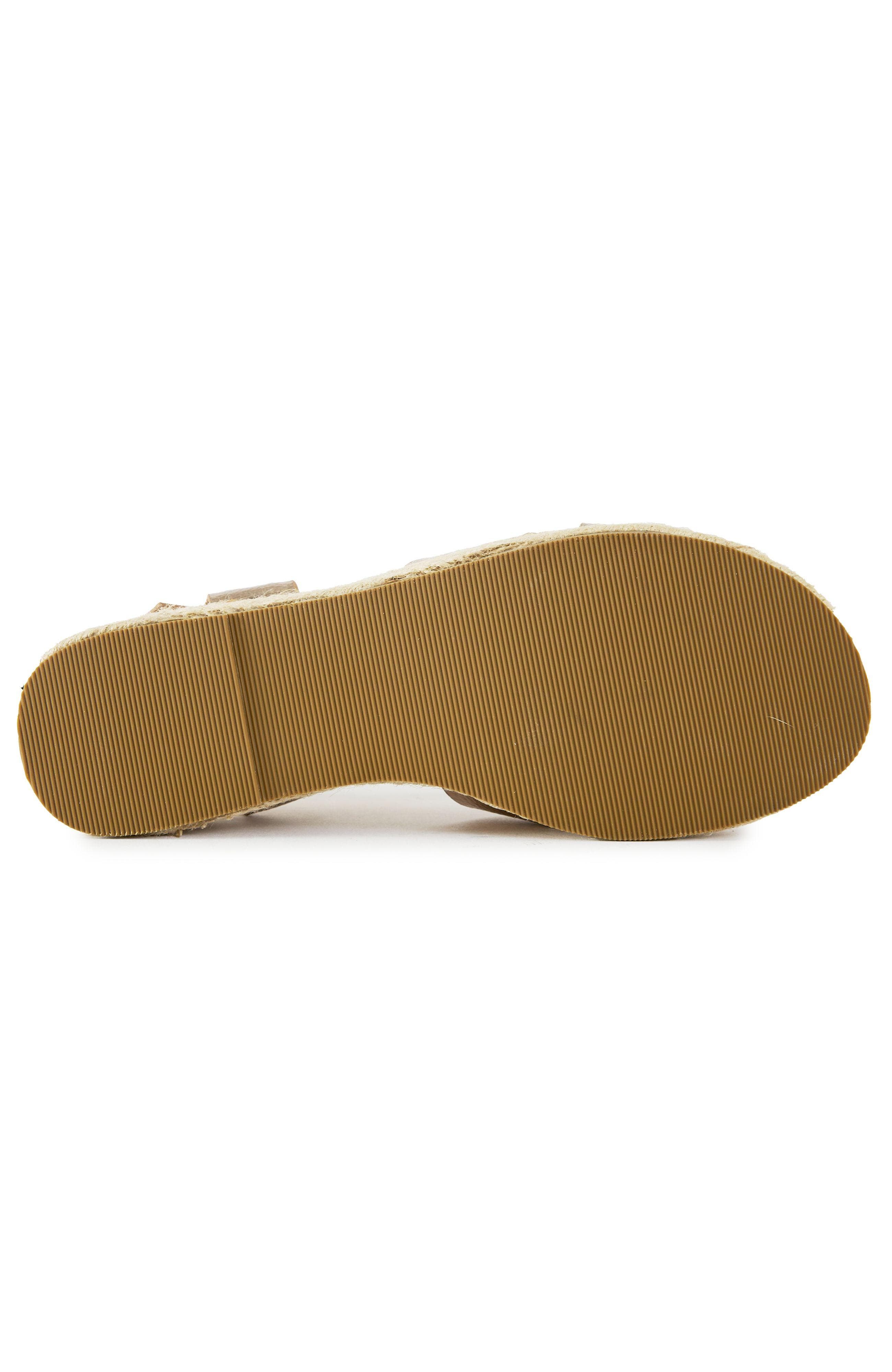 Pekoe Espadrille Ankle Strap Sandals, Alternate, color, Gold