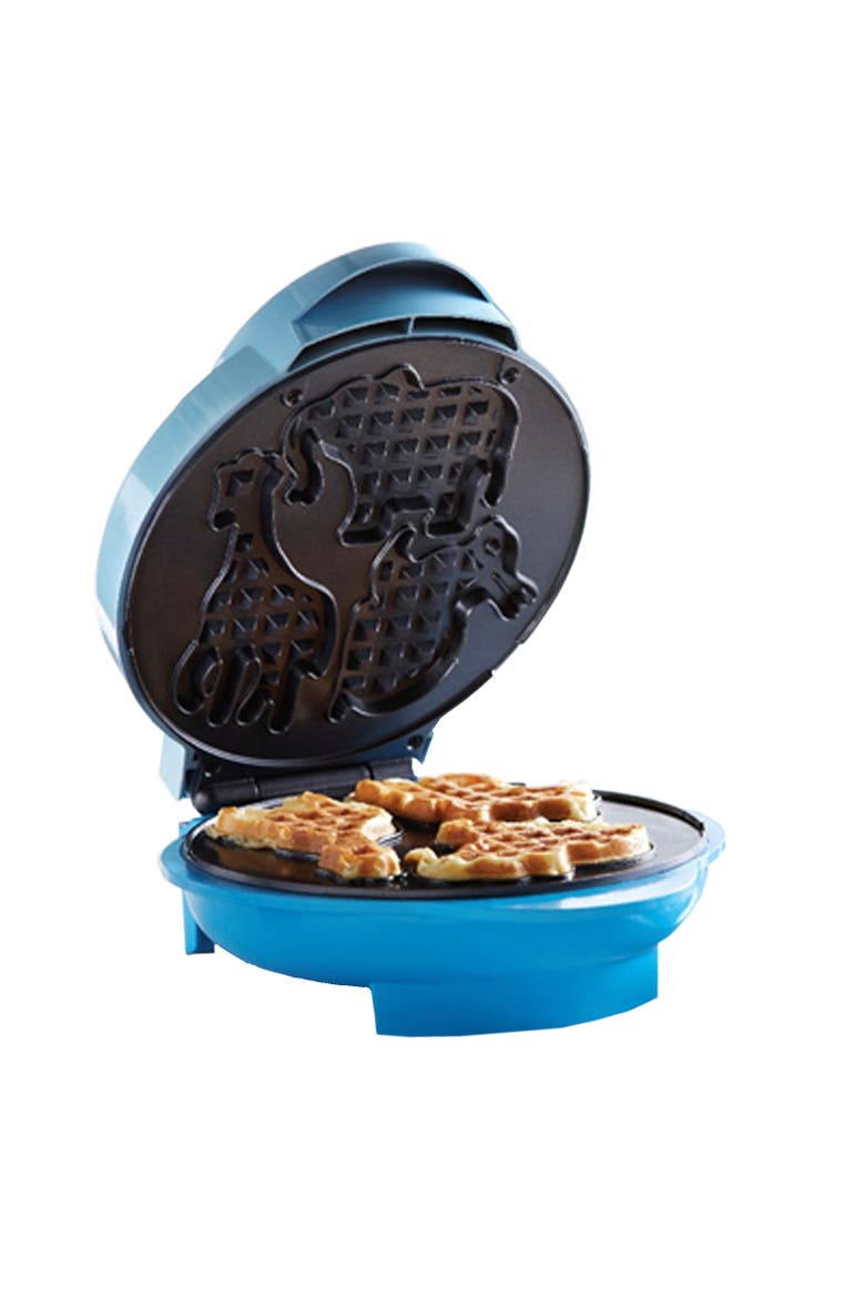 Animal Shaped Waffle Maker in Blue, Main, color, Blue