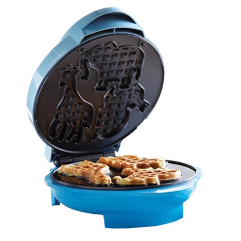 Animal Shaped Waffle Maker in Blue