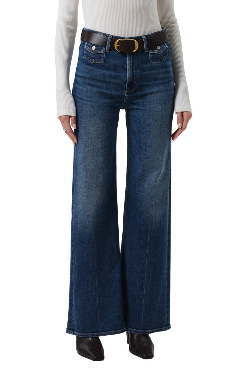 Citizens of Humanity Issy High Waist Wide Leg Jeans, Main, color, Sarai Md Dk In