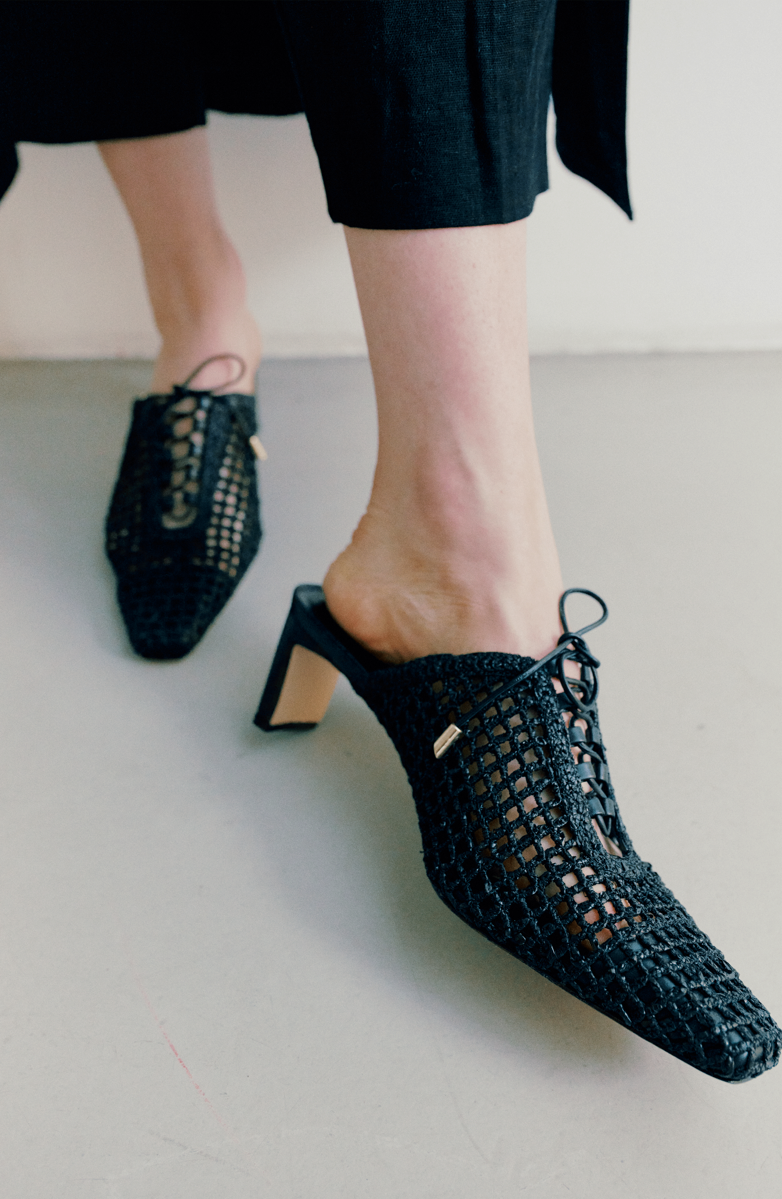 Daniella Shevel Lina Sandal, Alternate, color, Black