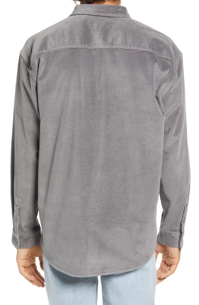BP. Oversized Cord Button-Up Shirt, Alternate, color, 