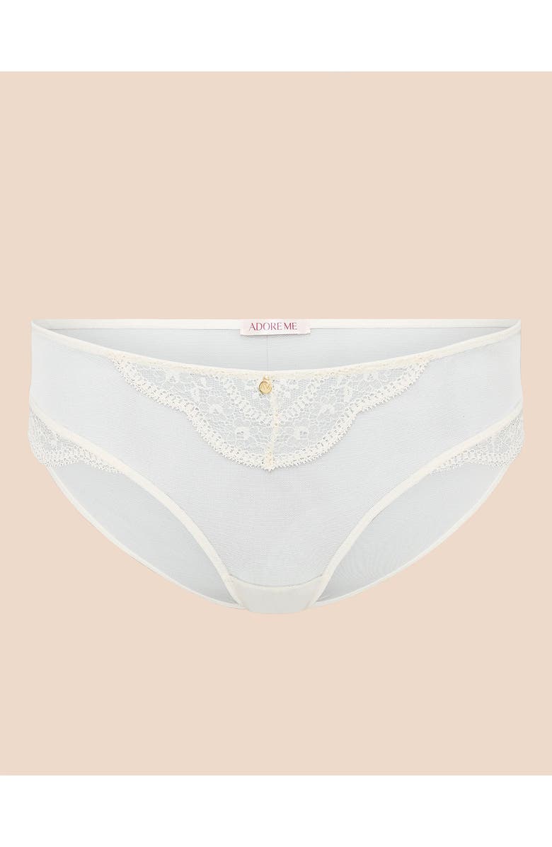 Adore Me Elea Bikini Panties, Main, color, White