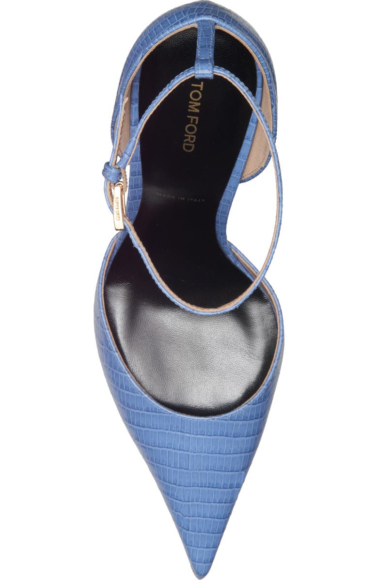 TOM FORD Vertigo Ankle Strap d'Orsay Pump, Alternate, color, Ubd Stone Blue