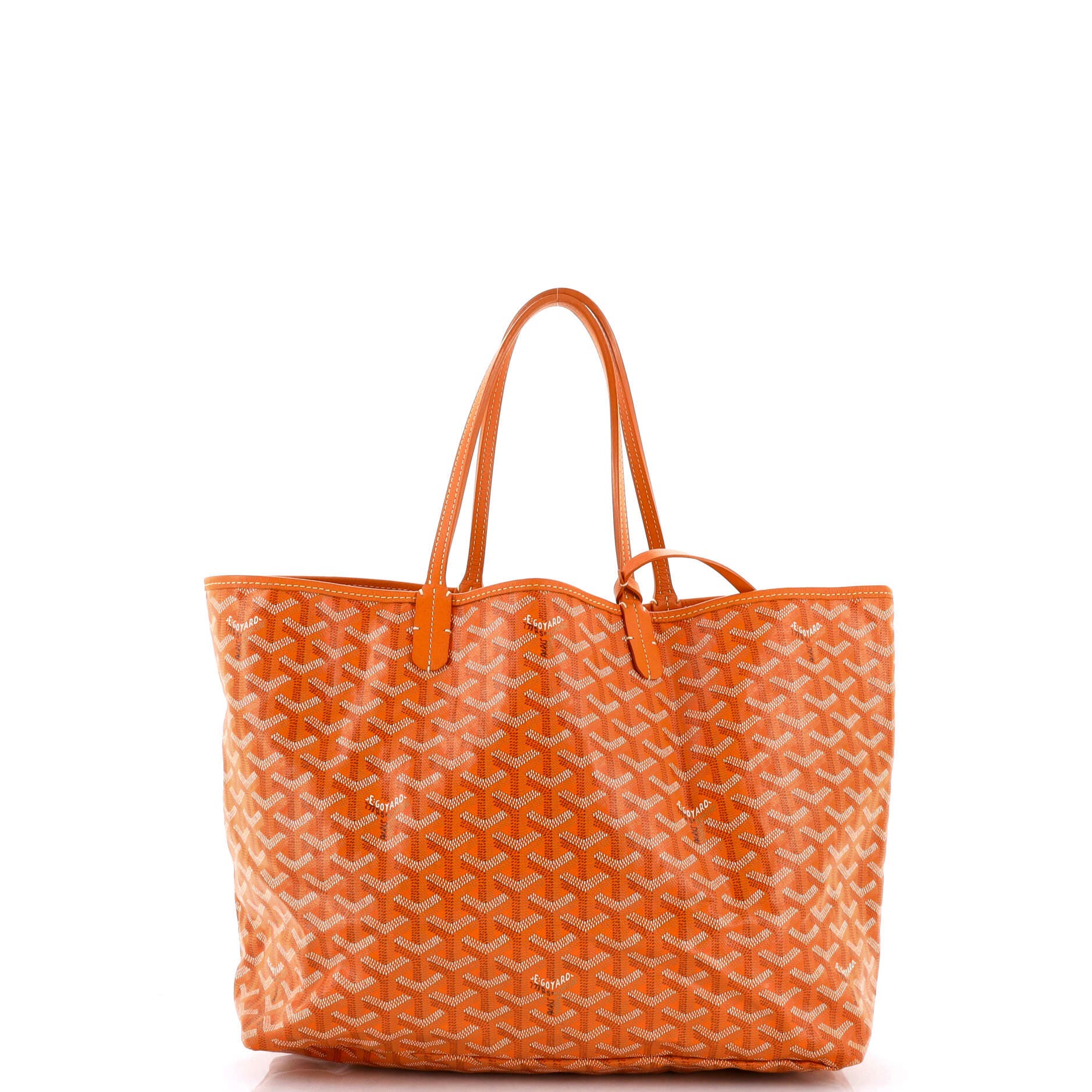 Pre-Owned Goyard Saint Louis Tote Coated Canvas PM, Alternate, color, Orange