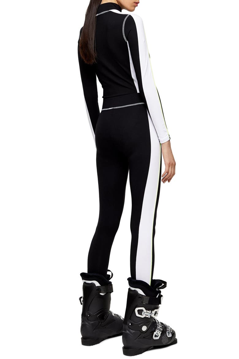 SNO Thermal Ski Leggings, Alternate, color, BLACK MULTI