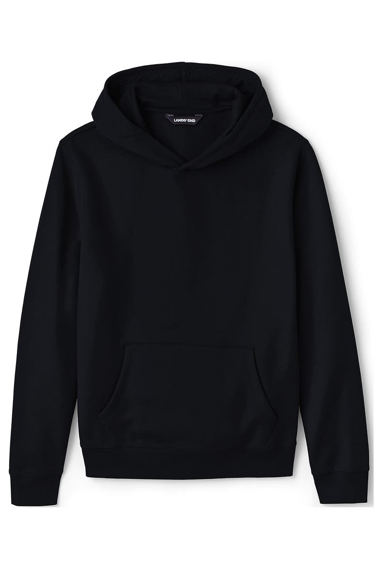 School Uniform Adult Hooded Pullover Sweatshirt, Main, color, Black