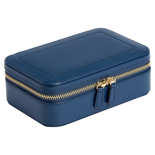 Wolf Sophia Travel Zip Case In Indigo