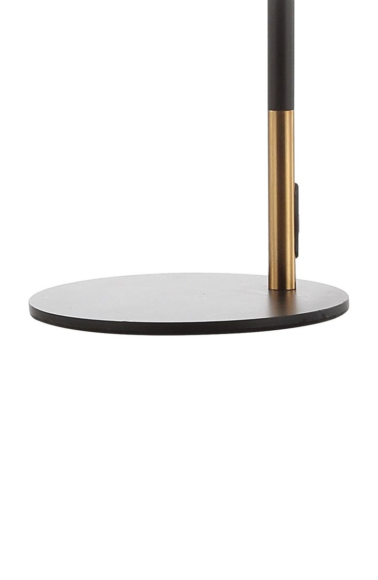 JONATHAN Y Apollo 22.5" Metal LED Task Lamp, Black/Brass Gold, Alternate, color, Black/Brass Gold