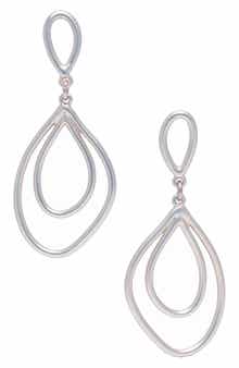 SAACHI Double Oval Dangle Drop Earrings