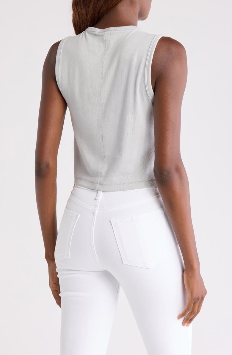rag & bone Essie Rib Crop Tank, Alternate, color, Storm