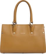 Longchamp Le Pliage Cuir Top Handle Bag