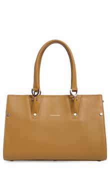 Longchamp Le Pliage Cuir Top Handle Bag