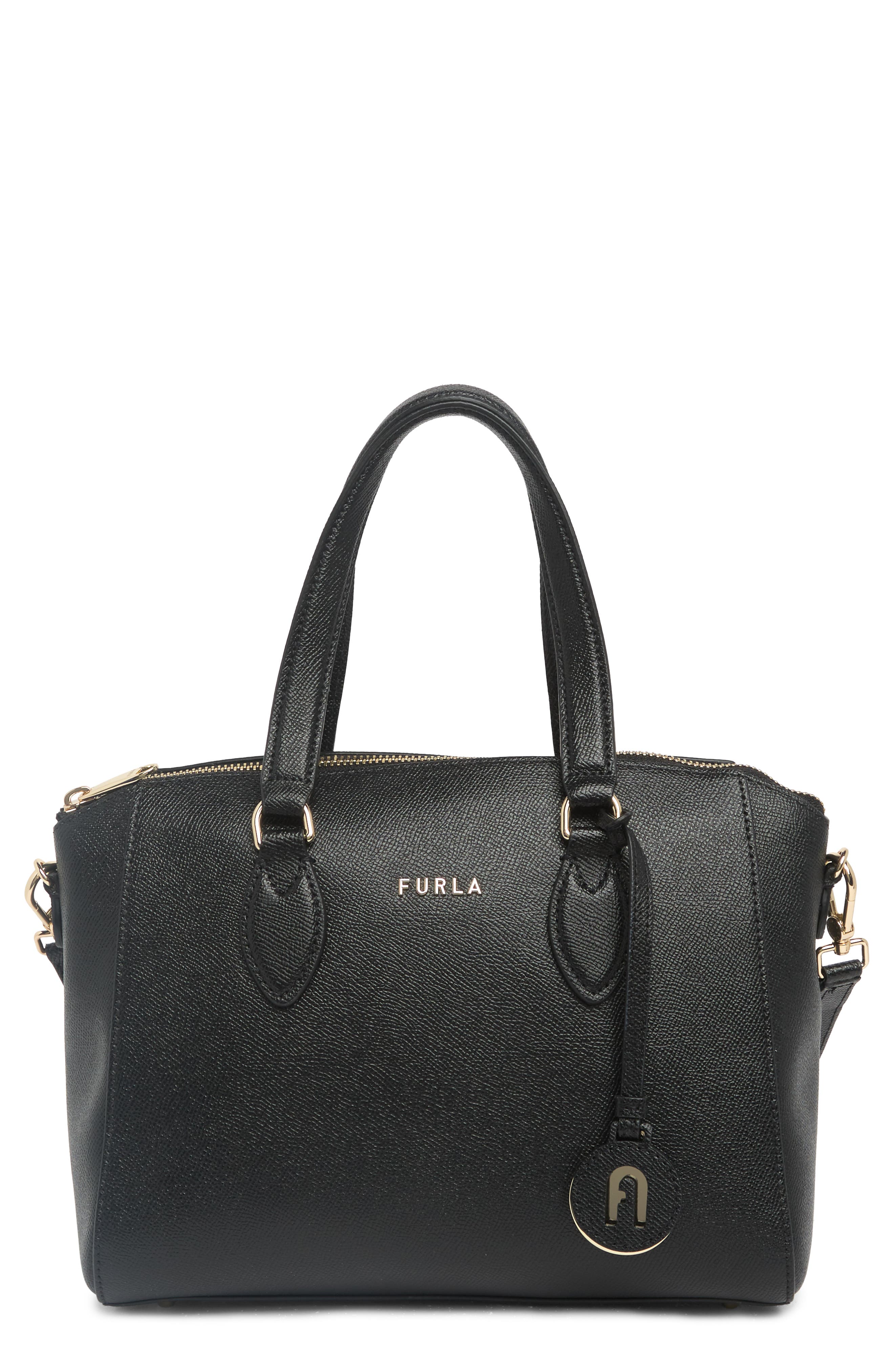 Furla Minerva Satchel Handbag, Main, color, 