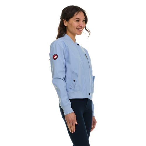 Canada Weather Gear Bomber Flight Jacket Lightweight Zip-up Windbreaker In Blue